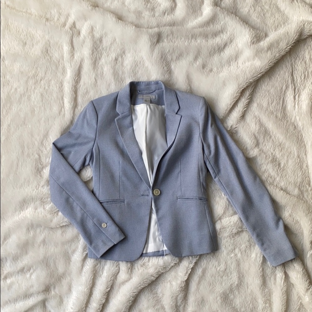 H&M Light blue blazer